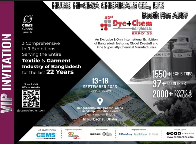 42nd Bangladesh Dyestuff and Printing Materials